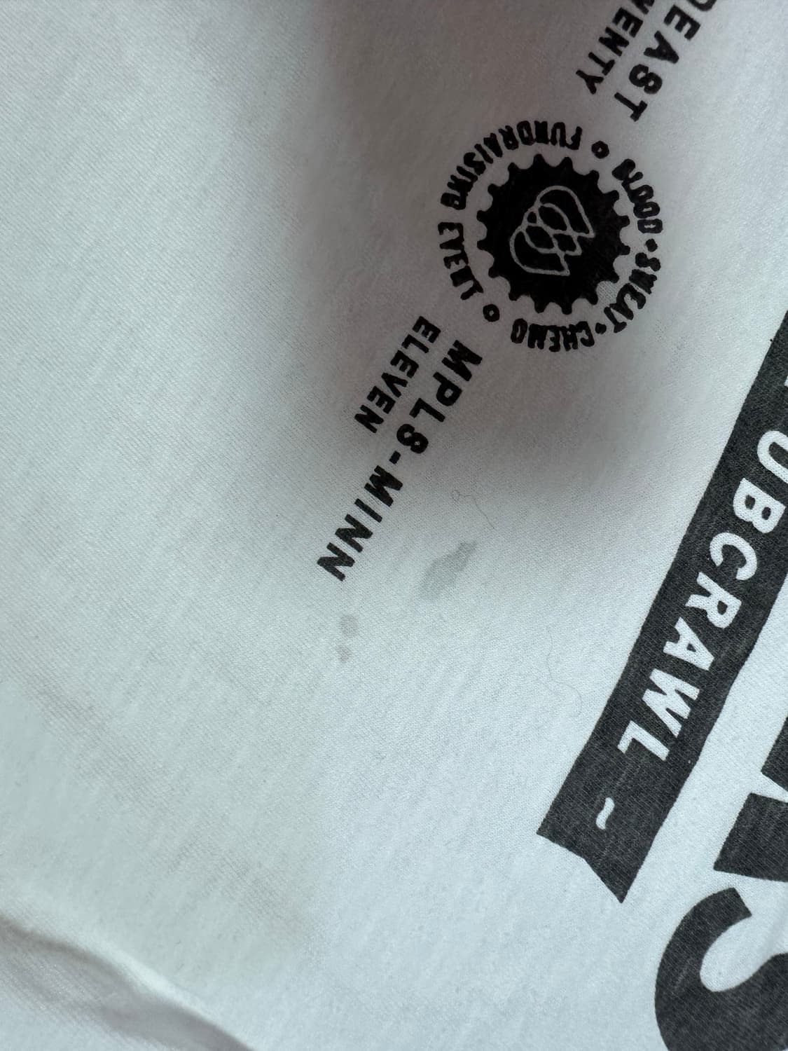 빈티지 BEERS & GEARS 프린트 롱 슬리브리스 상품이미지4