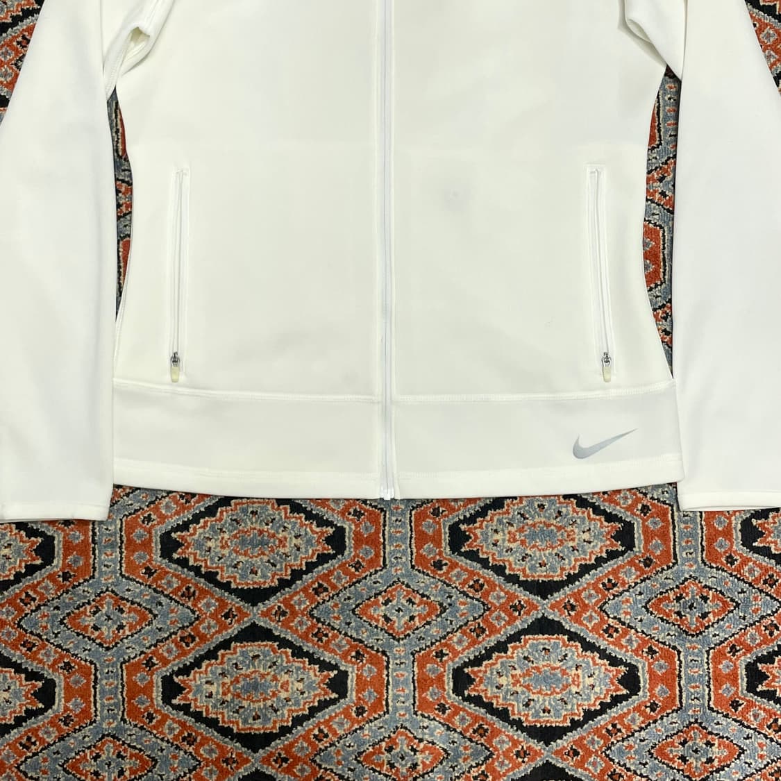 나이키골프 화이트 기모 집업져지 자켓 여성M  상품이미지3