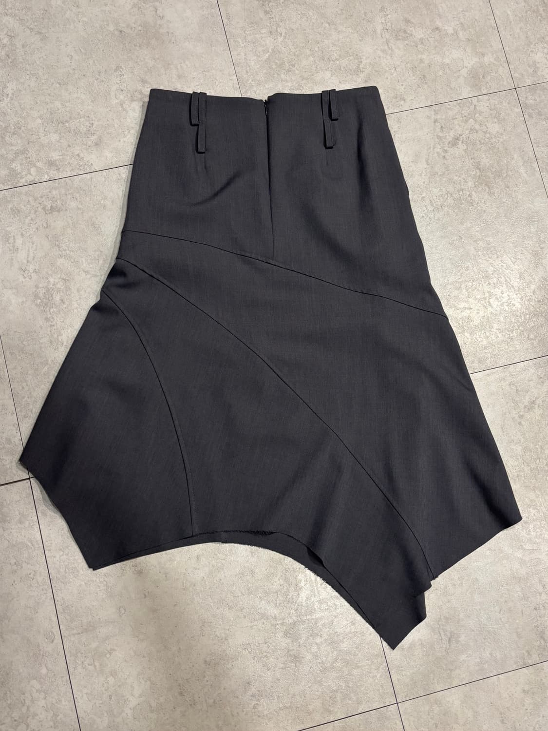 카시코) Paneled Gored Skirt GR M 상품이미지5