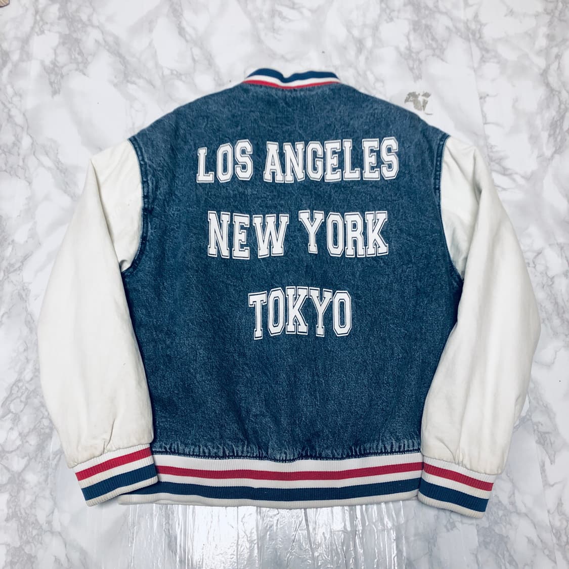 자라 바시티 자켓 LA 데님 남여공용 상품이미지3