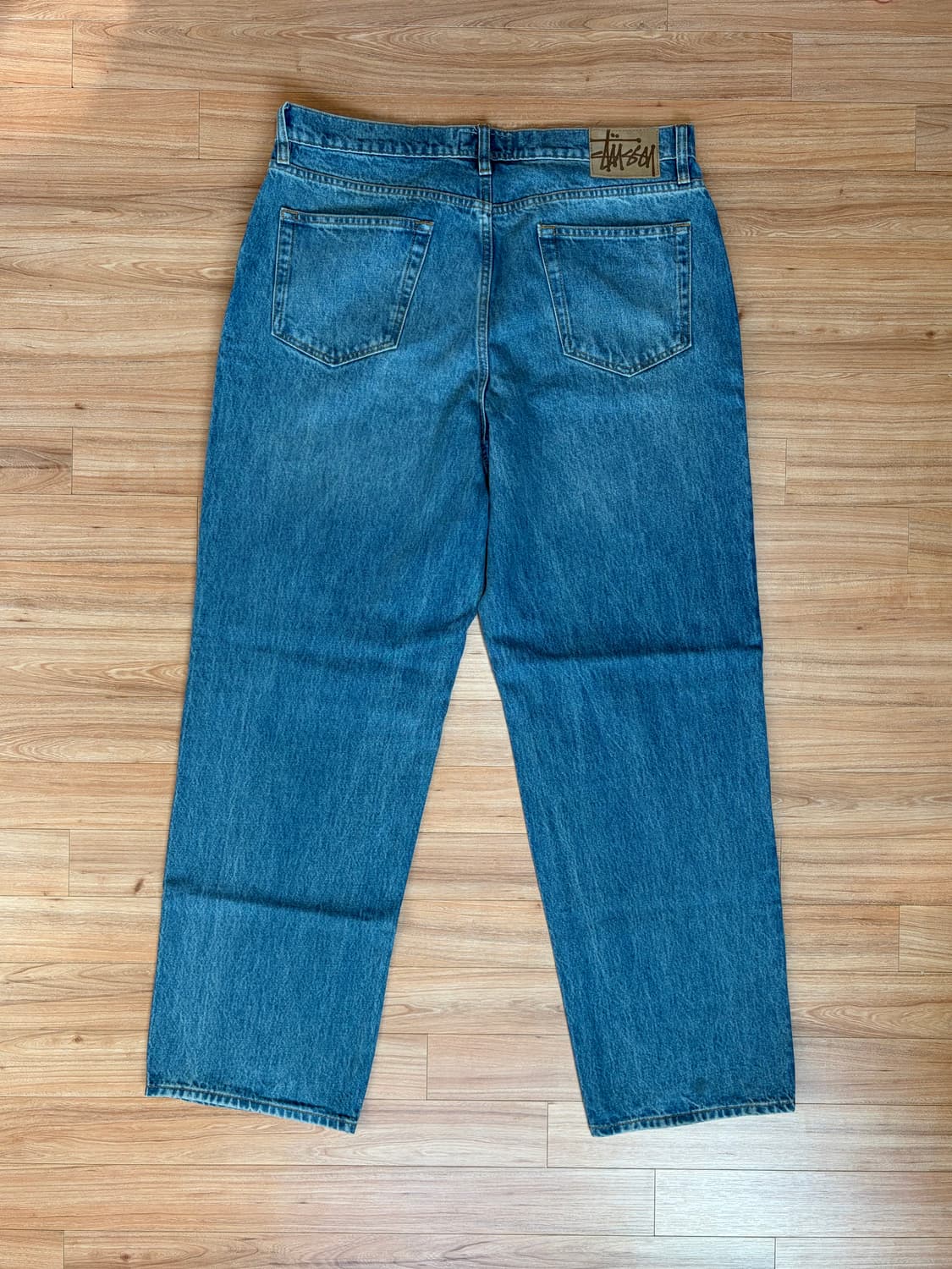 [33] 스투시 데님 빅 올 진 워시드 블루 상품이미지3