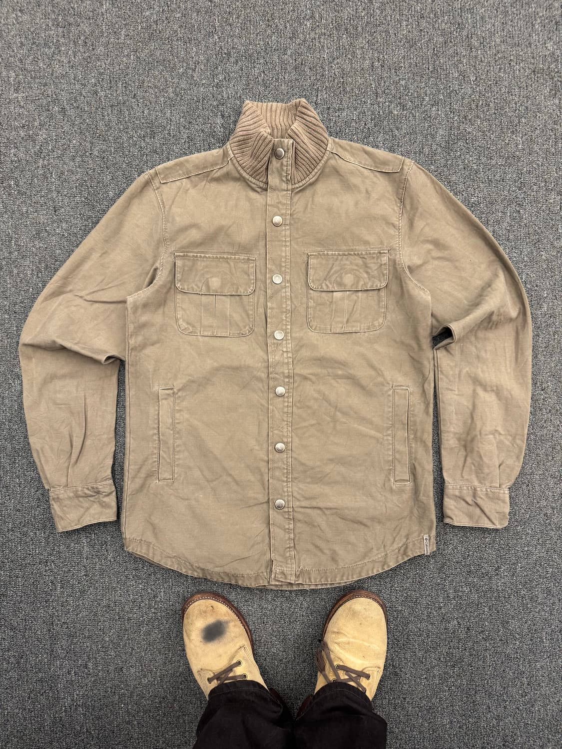 콜롬비아 빈티지 니트셔츠 자켓 상품이미지1