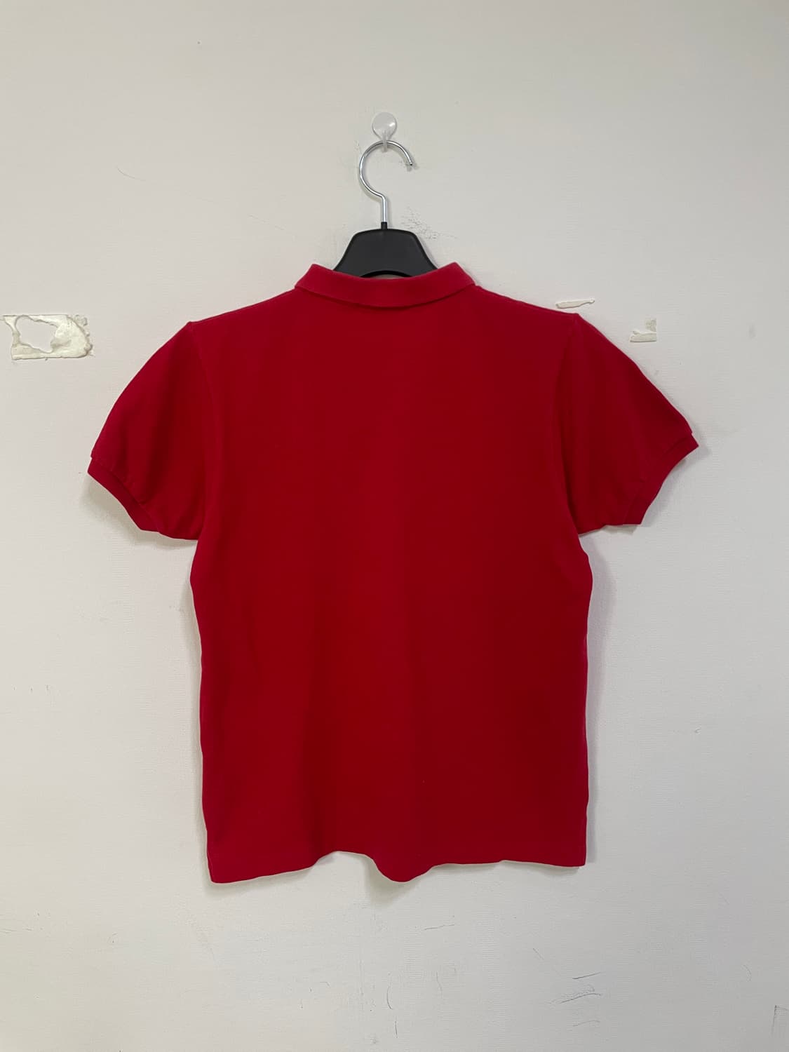 버버리 레드 반팔 폴로티셔츠 상품이미지3