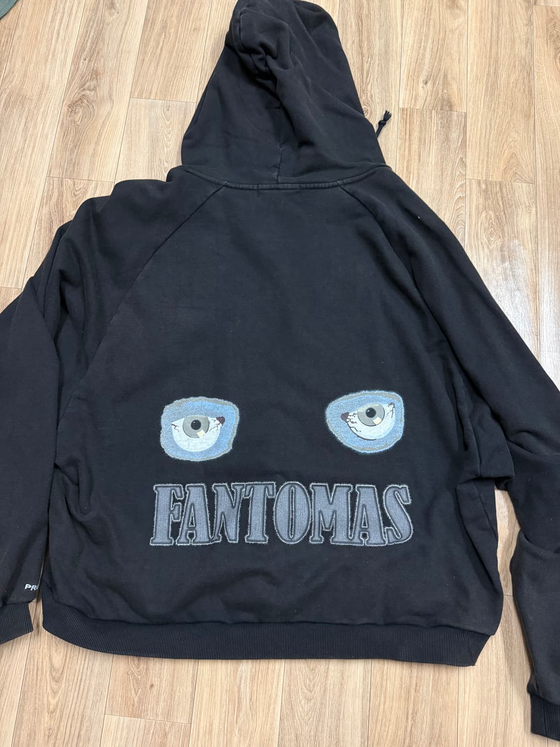 프로젝트 G/R 마인드 슬로터 빈티지 워시드 후드 블랙 상품이미지2