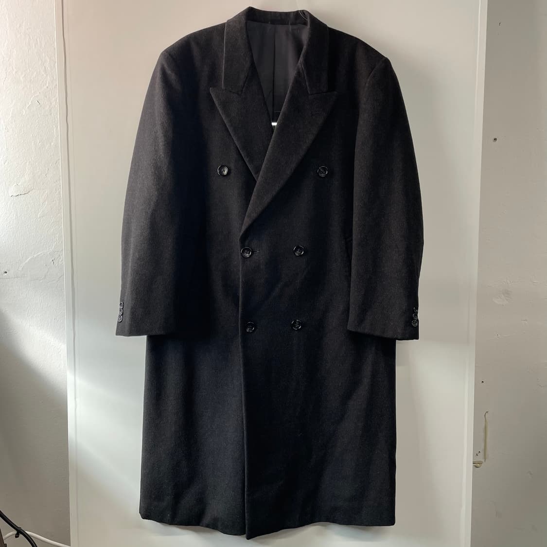 퓨어 캐시미어 더블 롱 코트 상품이미지1