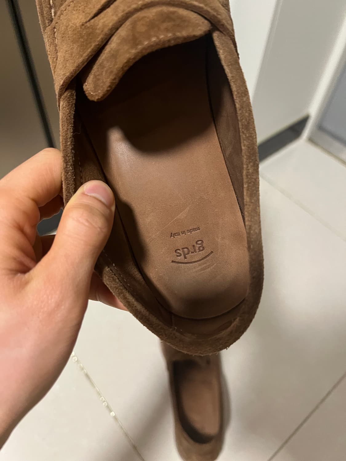 그라더스 01 로퍼 구두 스웨이드 250 (40) 상품이미지4