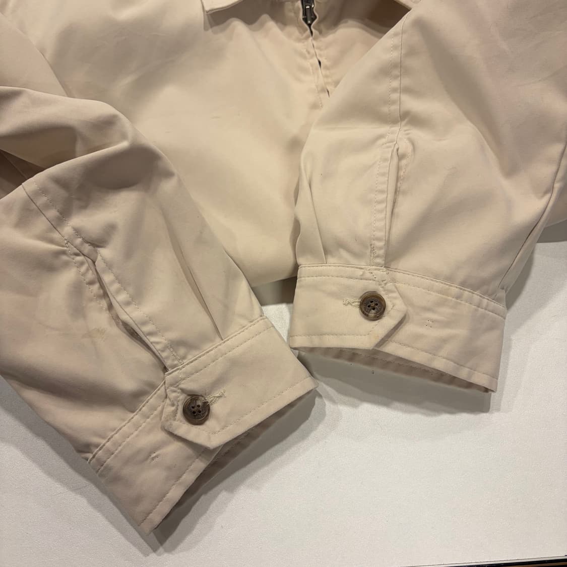 [L] 폴로 랄프로렌 베이지색 코튼 블루종 집업 자켓 D664 상품이미지8