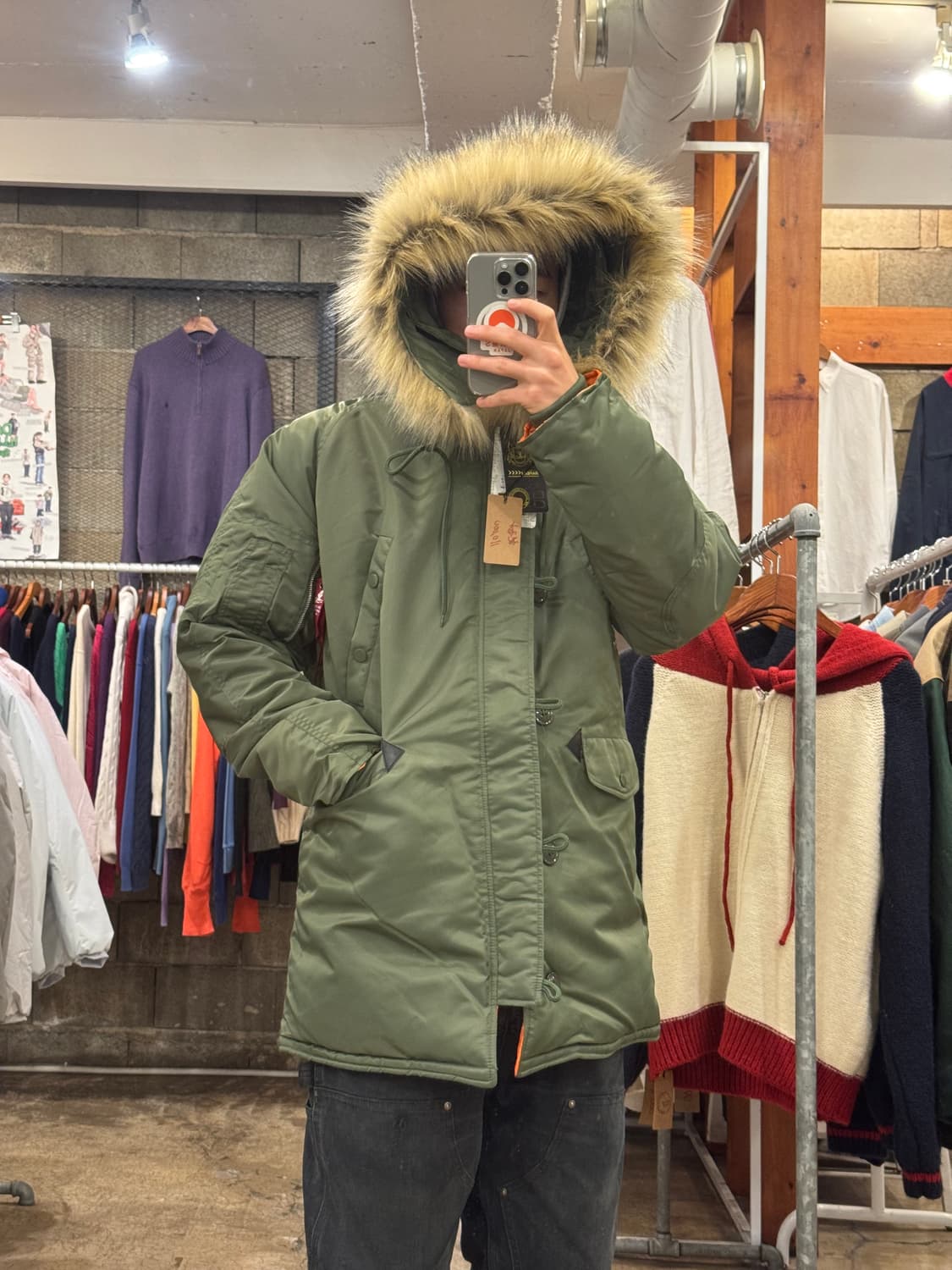 (새상품) 밀리터리 N3B 점퍼 상품이미지3