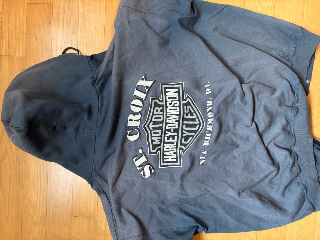 90s harley davison hoodie 할리데이비슨 상품이미지5