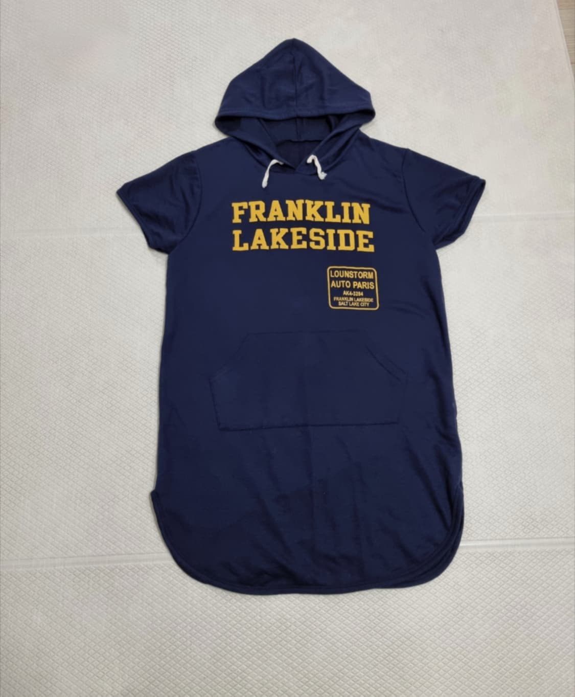 반팔 후드 원피스 상품이미지2