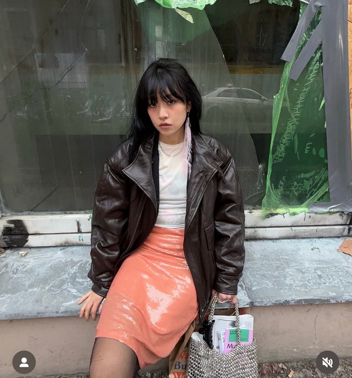 Nuuanu 스팽글 스커트  상품이미지4