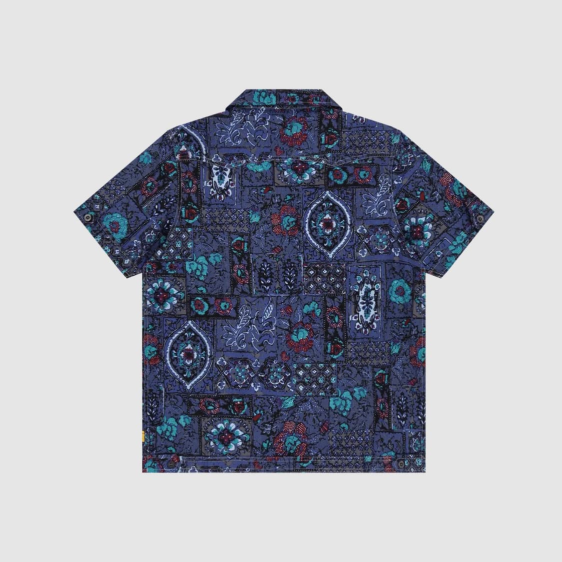 스투시 인도 셔츠 네이비 반팔셔츠 M 상품이미지2