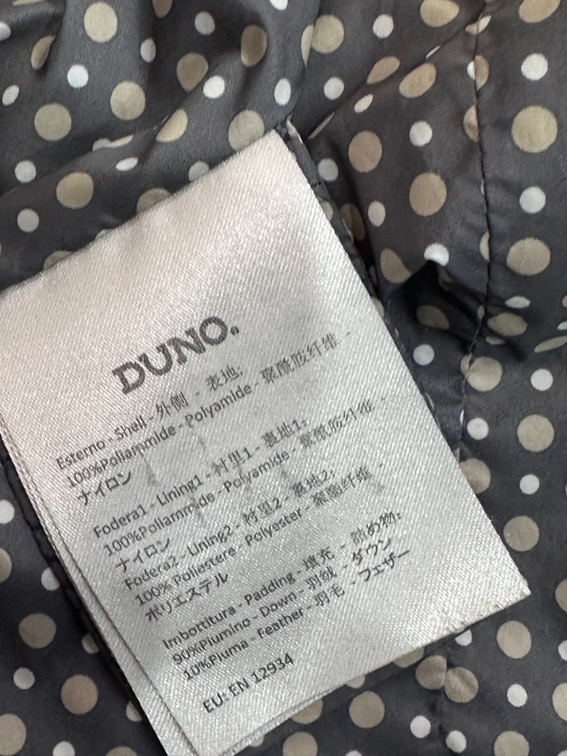 이태리 두노(DUNO) 버건디 롱패딩 상품이미지7