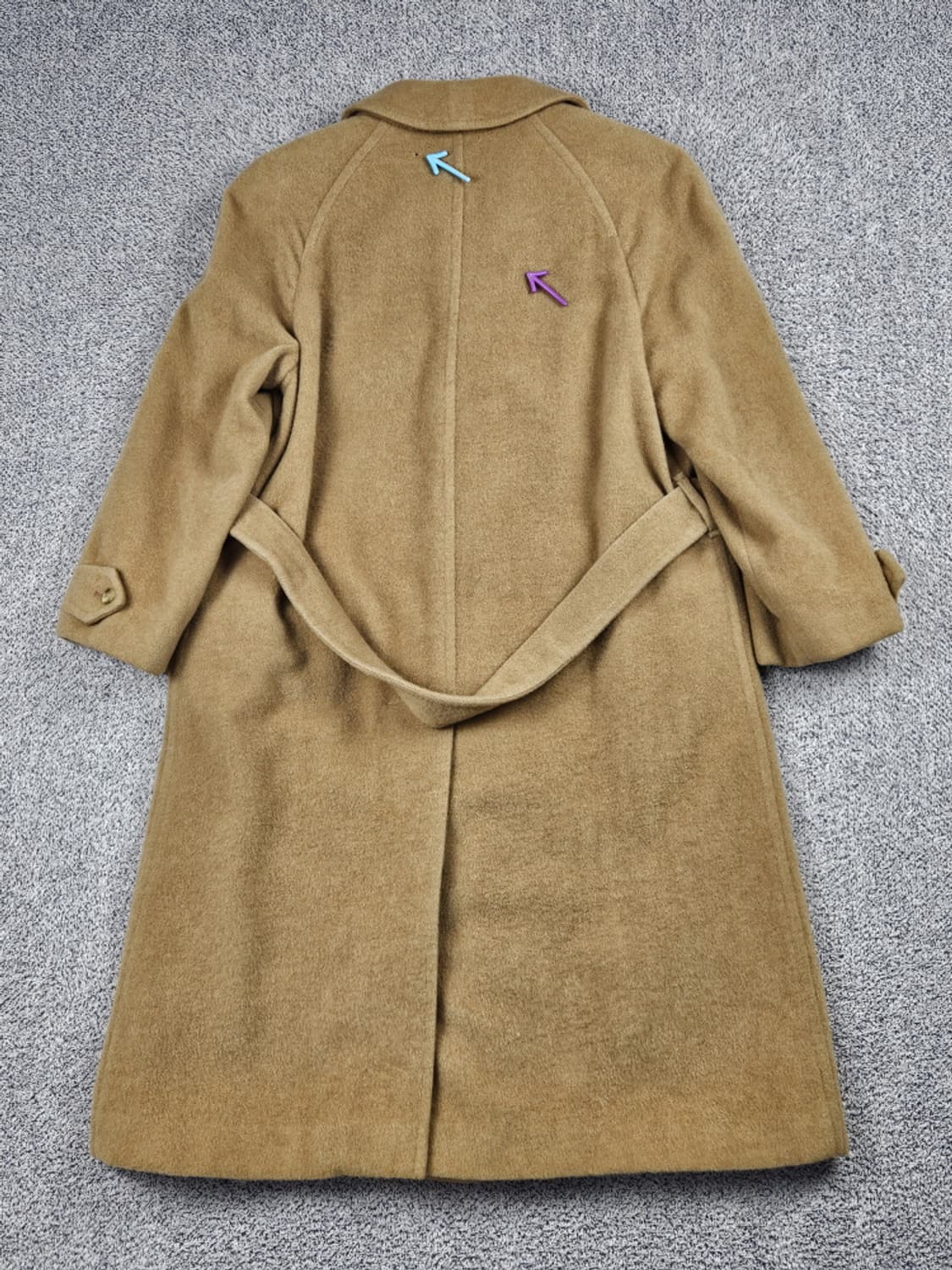 버버리 카멜 헤어 벨티드 코트 ( 상세설명참조 ) / 10534 상품이미지2