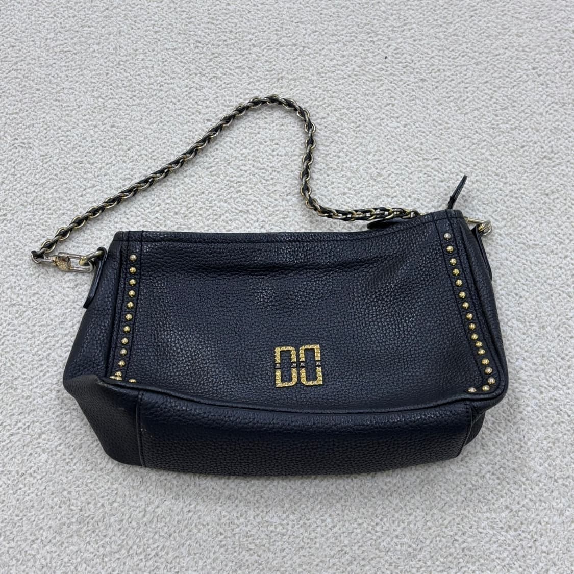 F 닥스 로고 포인트 가죽 숄더백 0407E2 상품이미지1