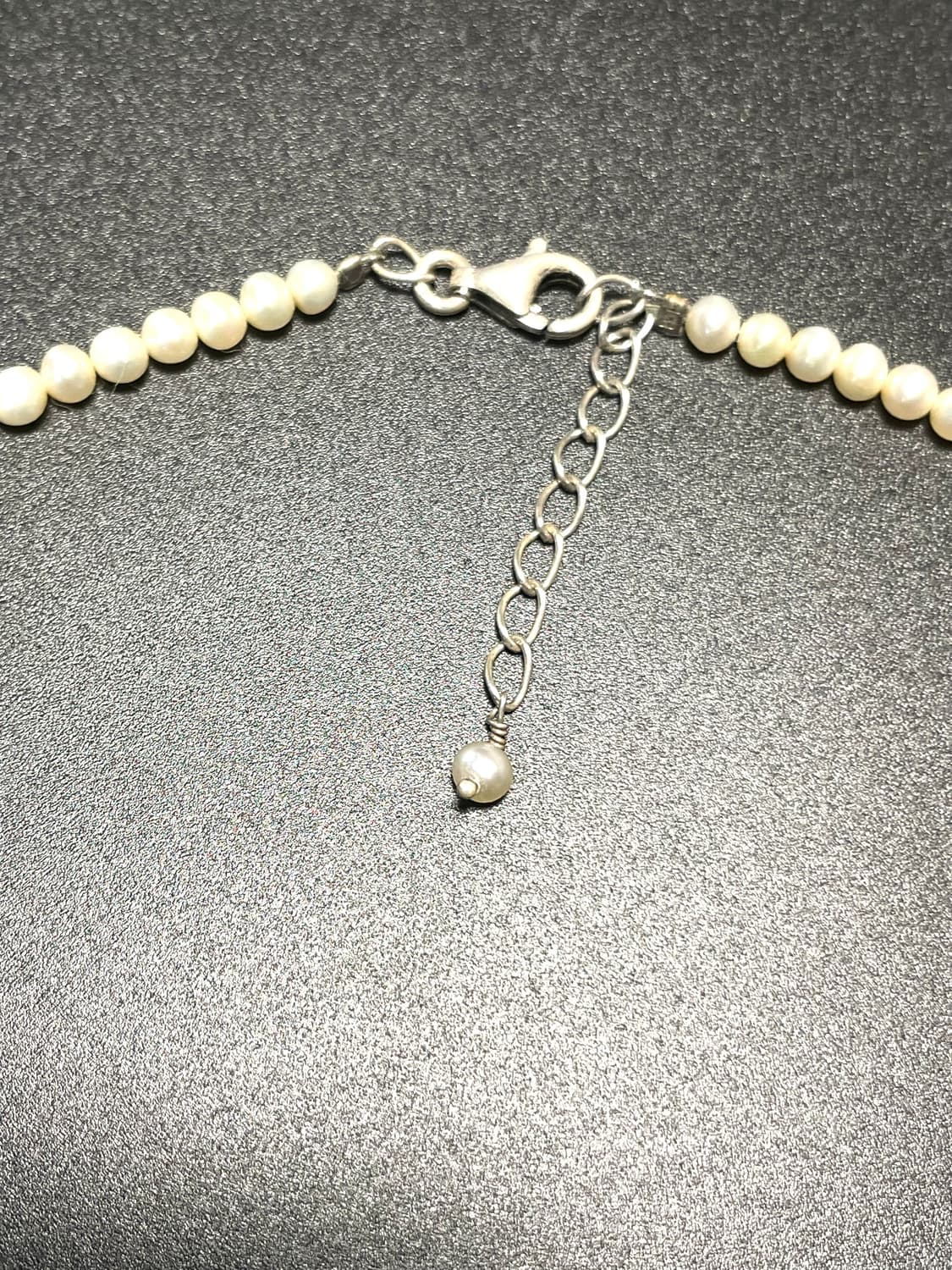 Pearl & Silver Choker Necklace 상품이미지4