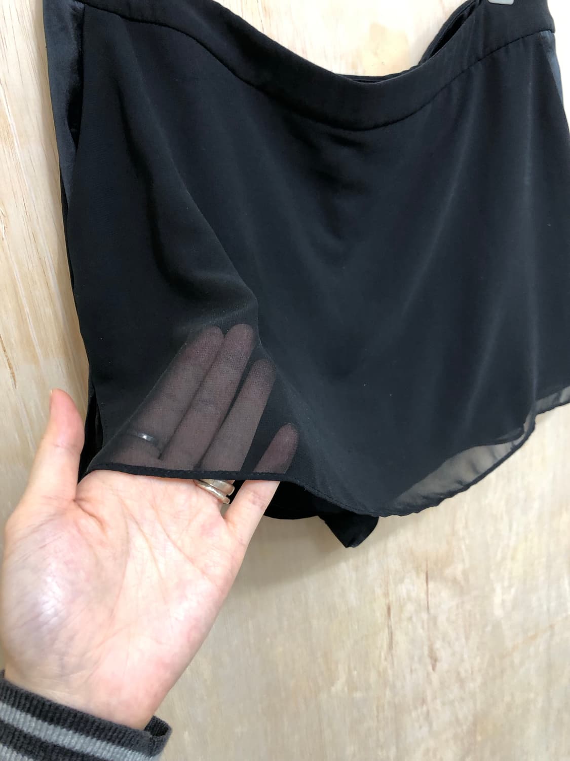 [직수입] 빈티지 스커트 반바지 블랙 상품이미지3