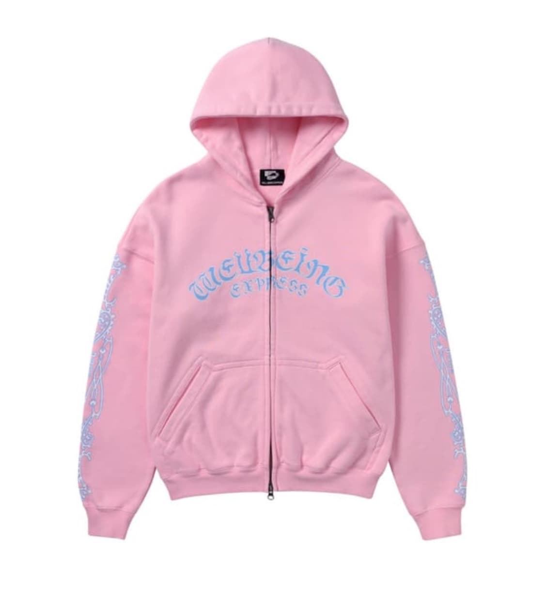 웰빙익스프레스 팬시 후디 핑크 후드집업 상품이미지1