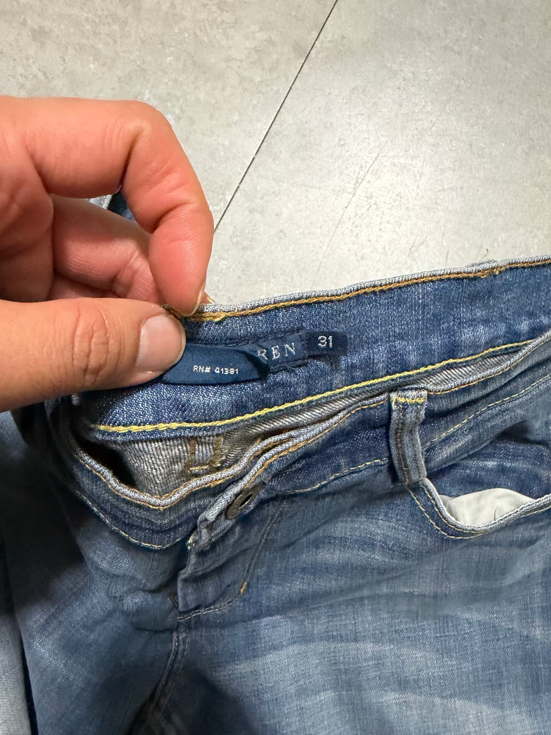 랄프로렌  폴로 트리베카114   빈티지  부츠컷  데님 팬츠  30인치 상품이미지3