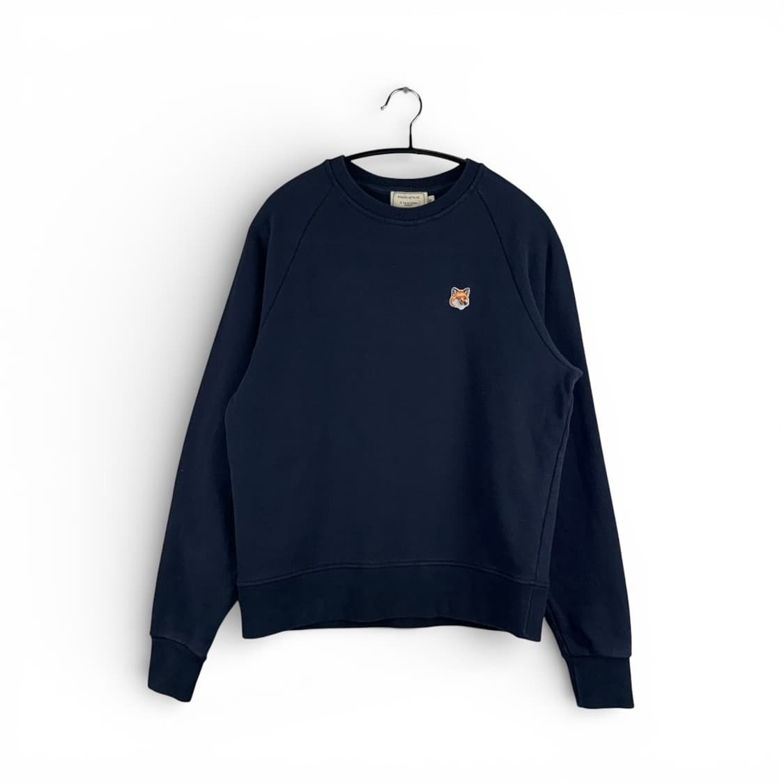 (M) 메종 키츠네 폭스 헤드 패치 어드저스티드 스웨트셔츠 네이비 상품이미지1