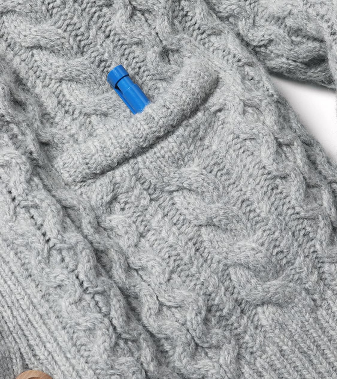 BEAMS LIGHTS - MONGOL WOOL CARDIGAN 상품이미지8