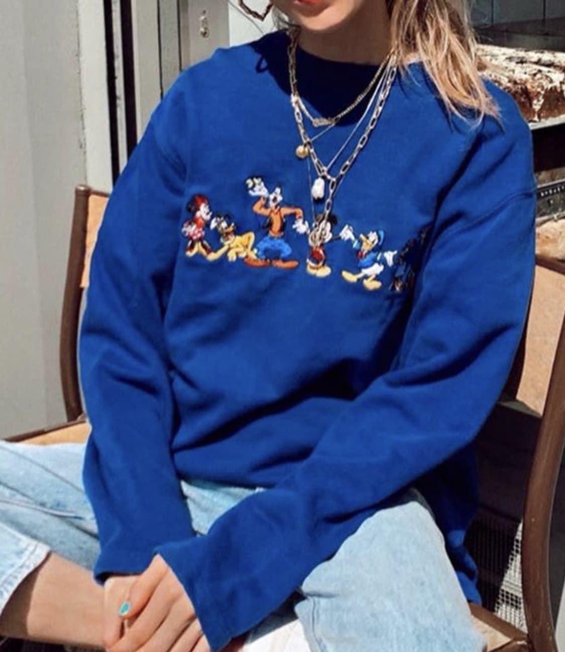 00‘s 디즈니 100주년 기념 스웻셔츠 상품이미지9