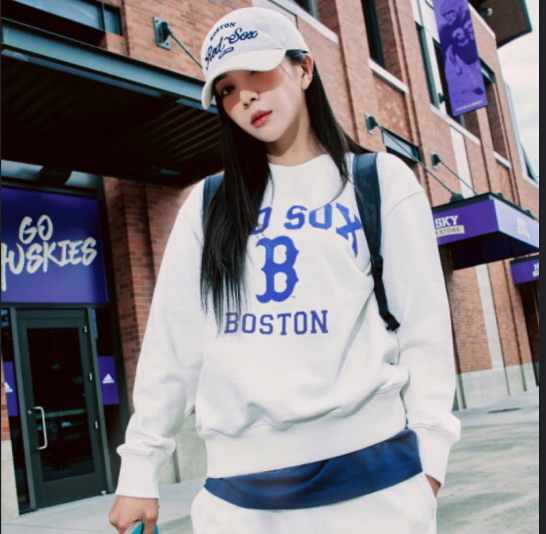L) 엠엘비 MLB 보스턴 레드삭스 맨투맨 티셔츠 스웻셔츠 맨투맨티 공용 상품이미지2