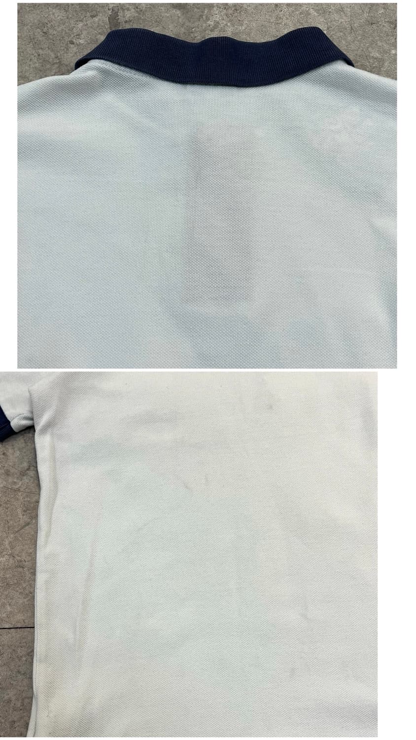 폴로 랄프로렌 배색 반팔 카라티 화이트 M #csz3898 상품이미지8