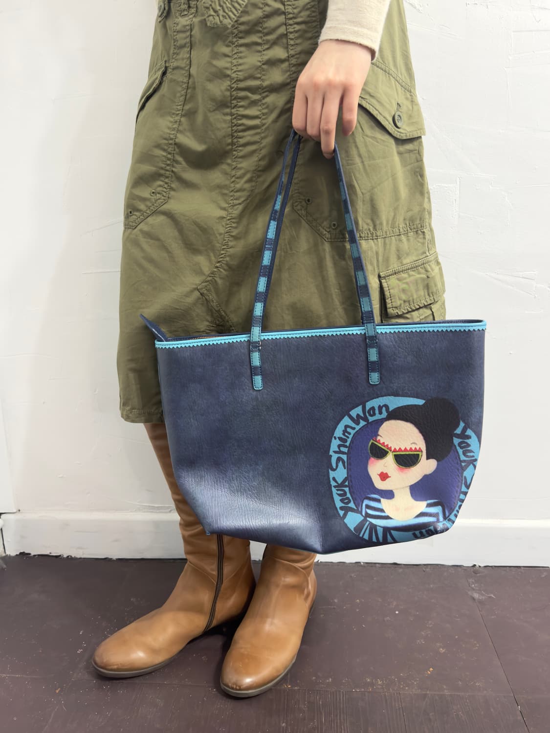 youk shim won printing bag 상품이미지2