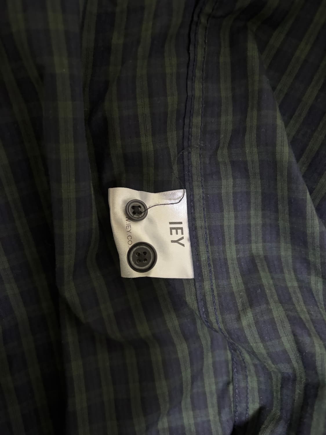 IEY 체크셔츠 L 상품이미지3