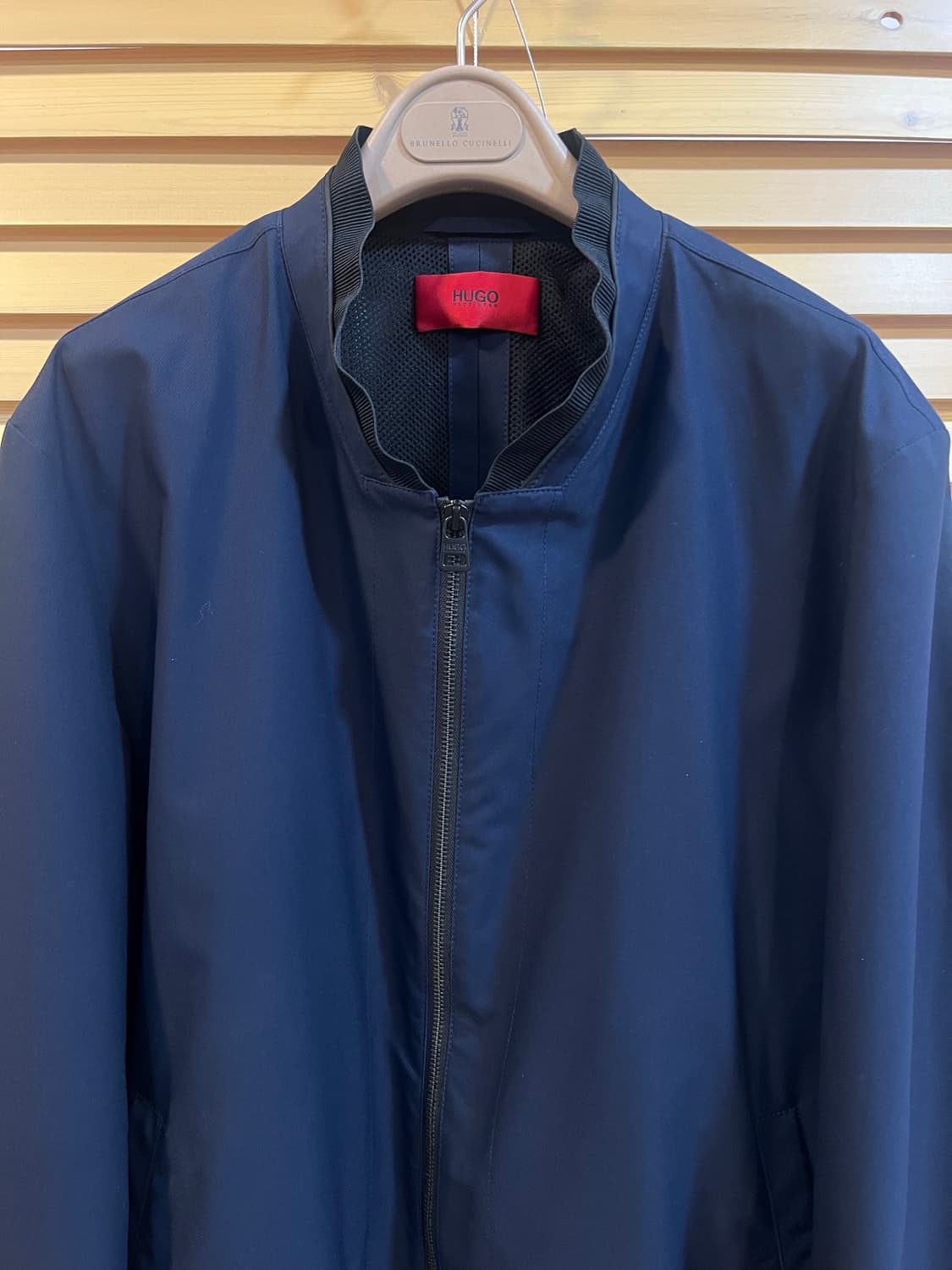 휴고보스 BOSS 남성 네이비 블루종점퍼 바람막이점퍼 상품이미지1