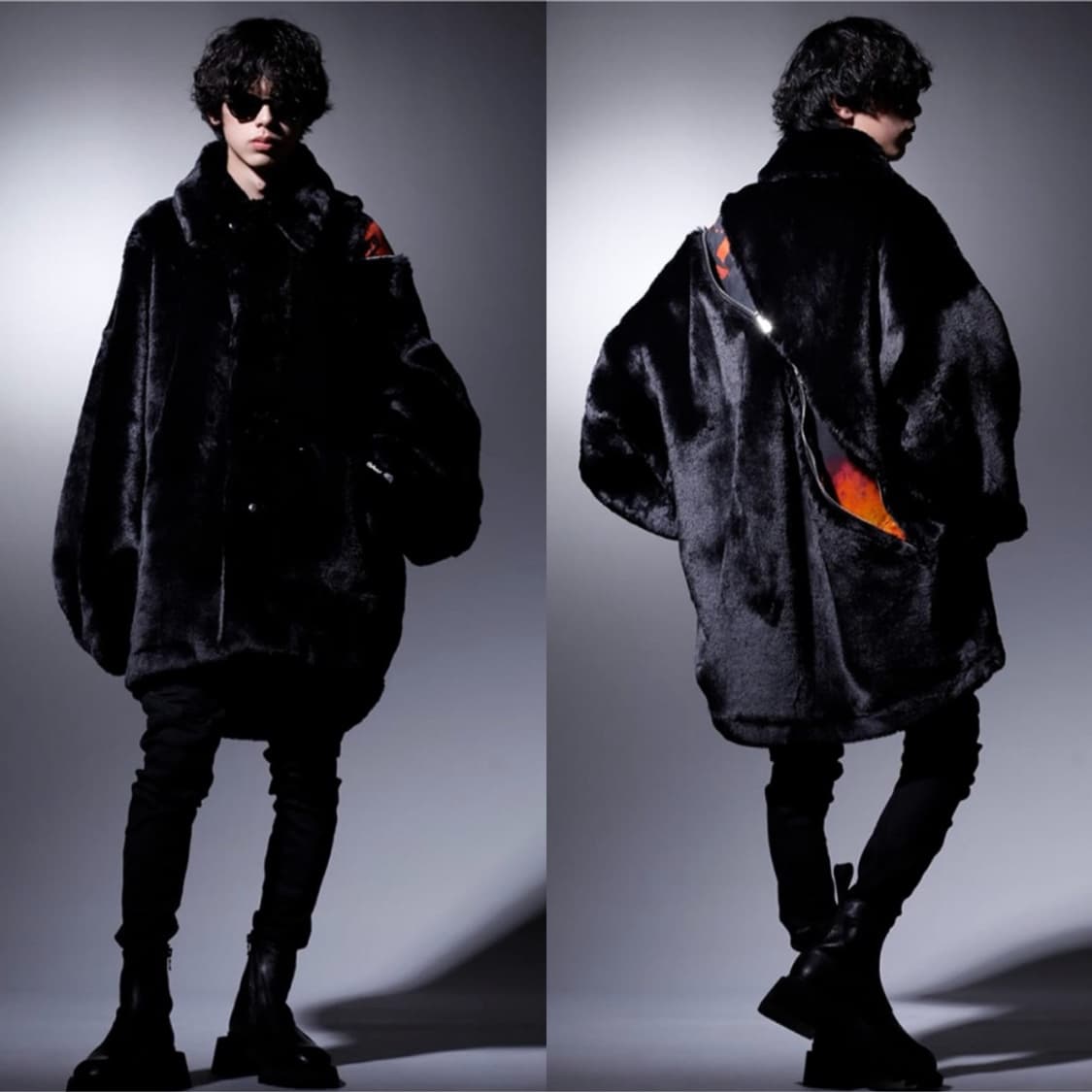 [44] 솔로이스트 22AW 벌룬 쉐입 퍼코트 상품이미지10