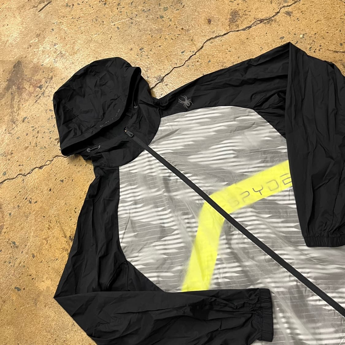 [정품/XL] 스파이더 퍼포먼스 프로웹 사선 후드 바람막이 자켓 b17 상품이미지1