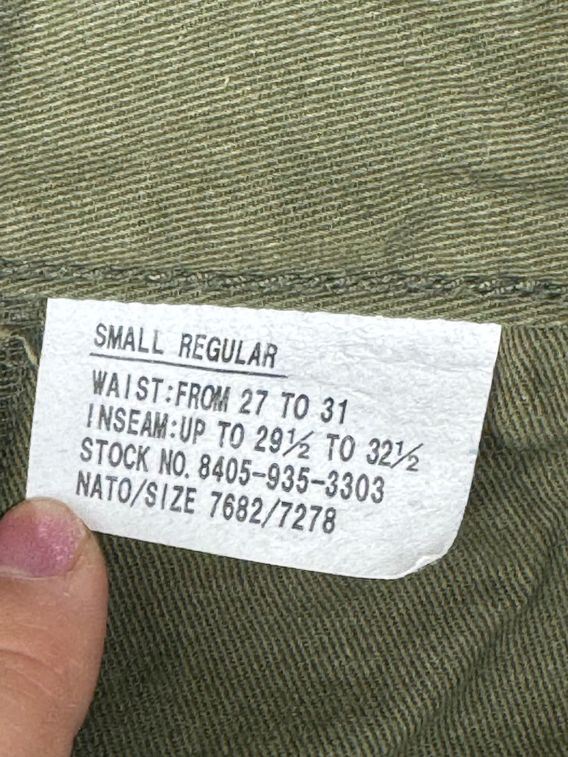 휴스턴 BDU 카고 팬츠 (Small-Regular) 상품이미지2