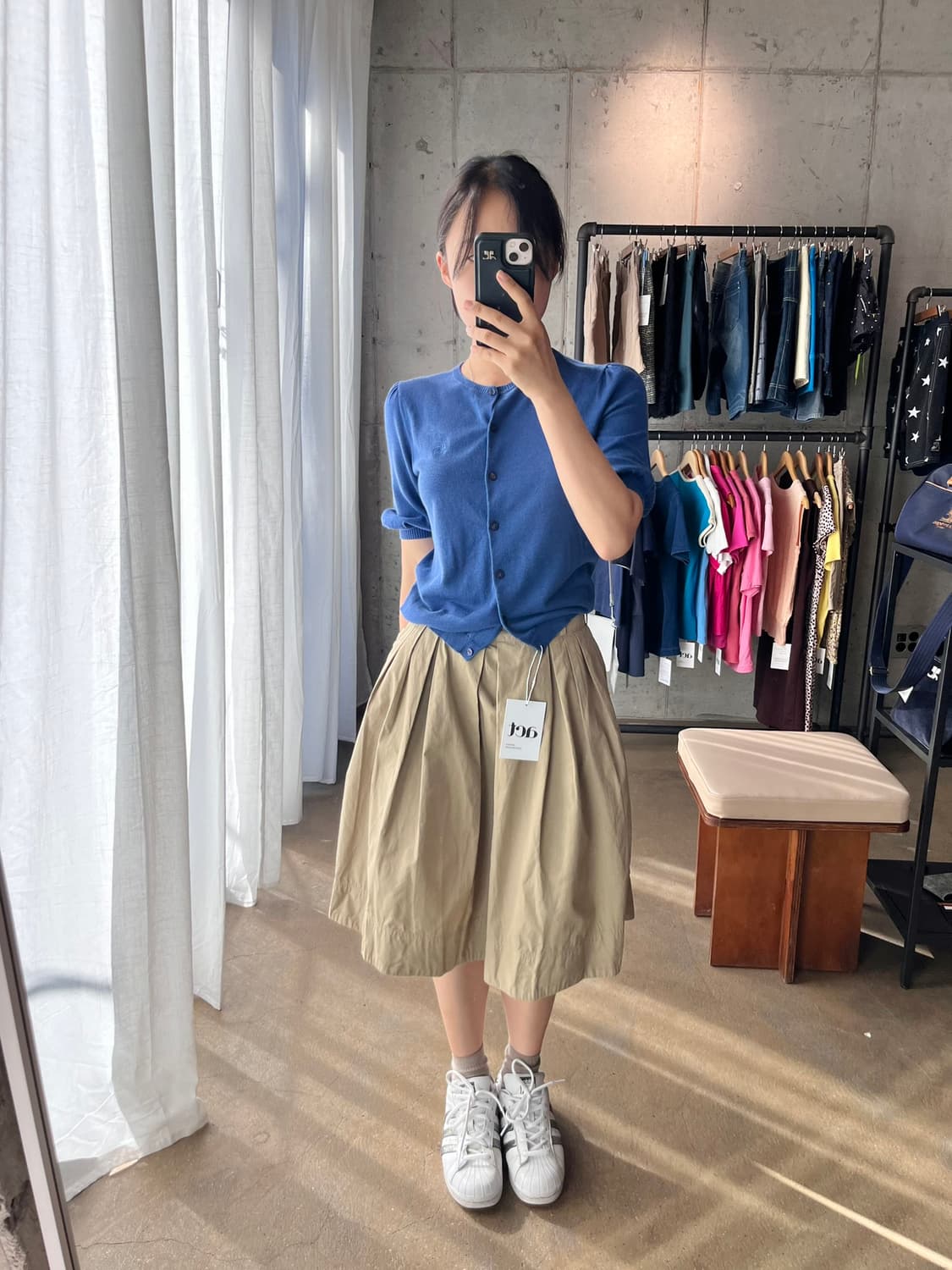 버버리 로고 가디건 블루 상품이미지10