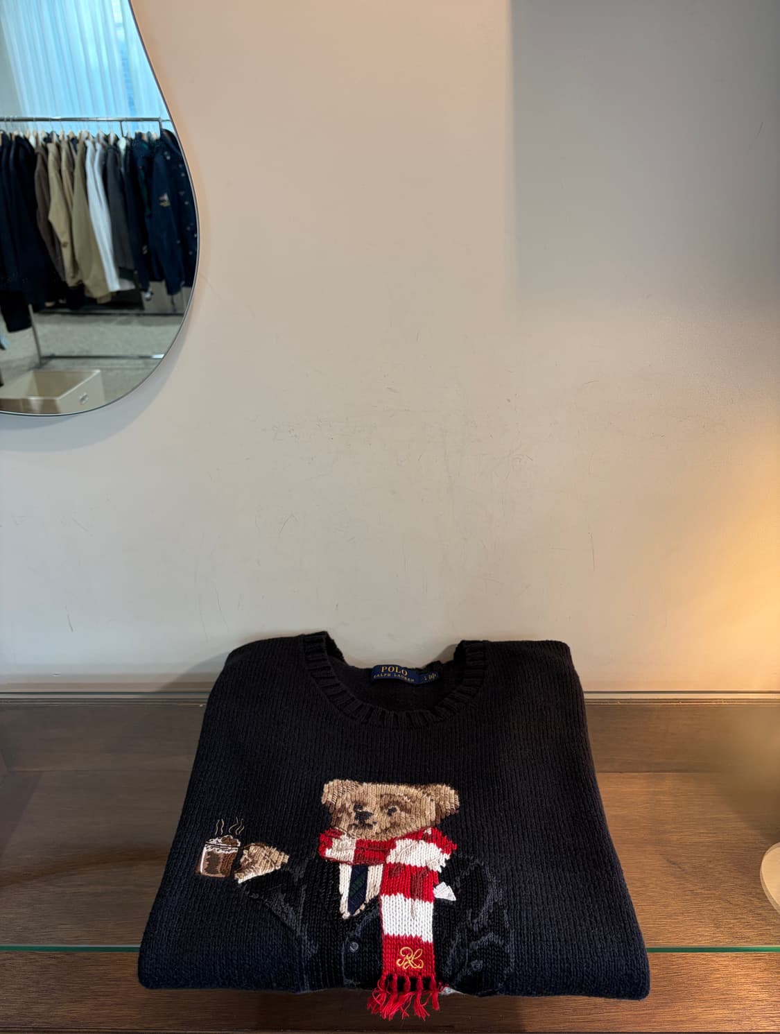 폴로 랄프로렌 코코아 베어 니트 스웨터 상품이미지1
