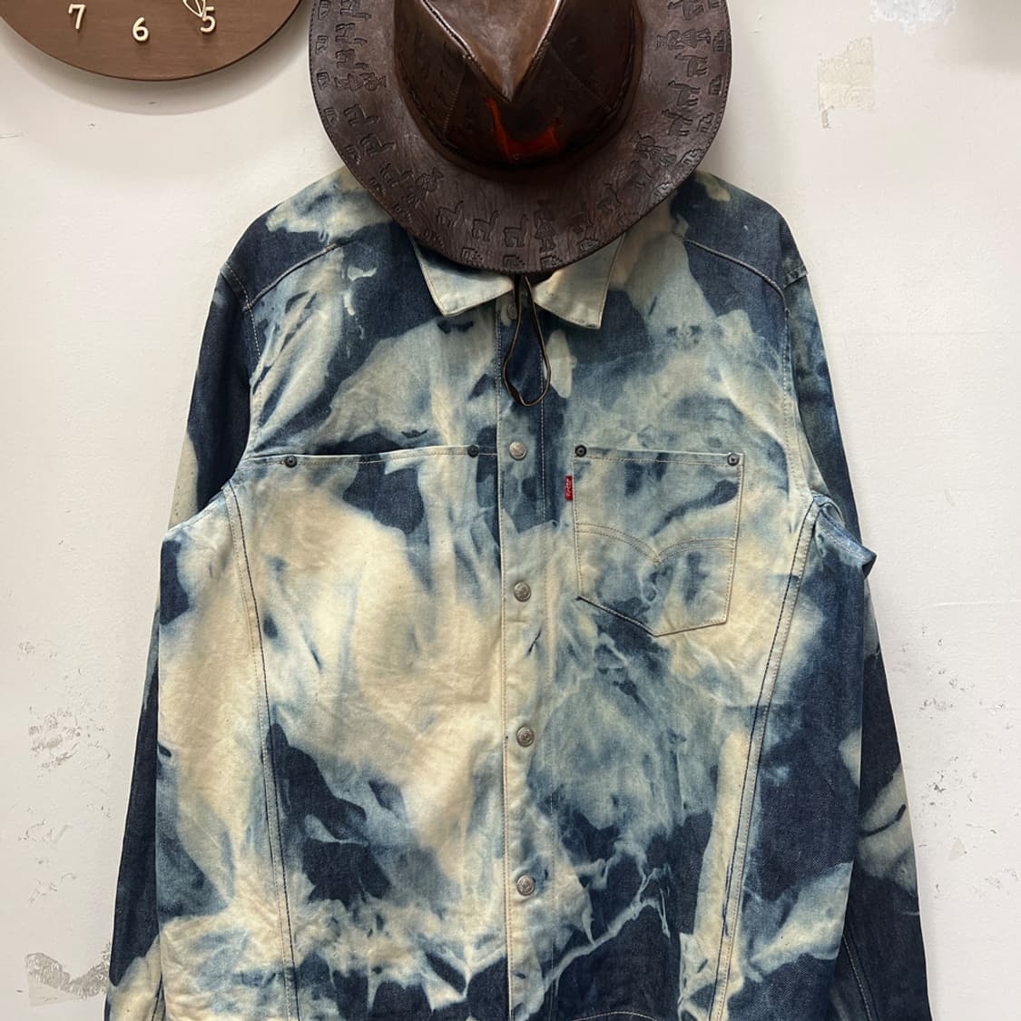 00s 리바이스 재팬 엔지니어드 트러커 데님 청자켓 XL 상품이미지5