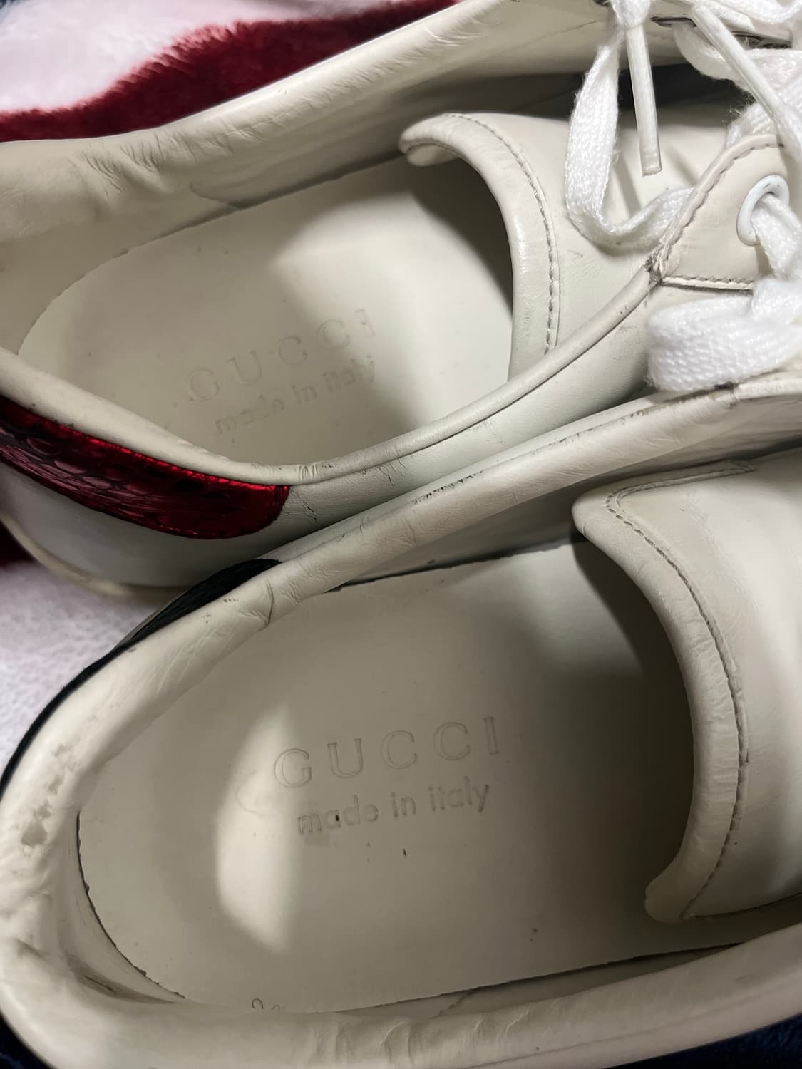 구찌 에이스 꿀벌 자수 스니커즈 270(41)  정품 상품이미지7