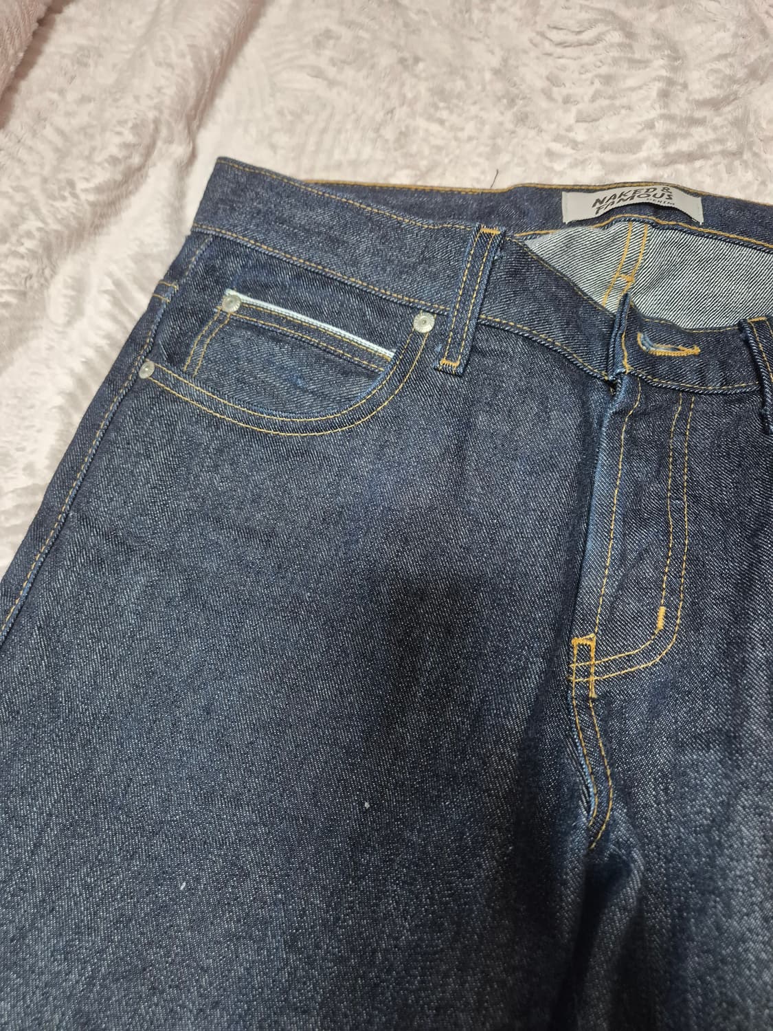 네이키드앤페이머스 셀비지 데님 34 상품이미지4