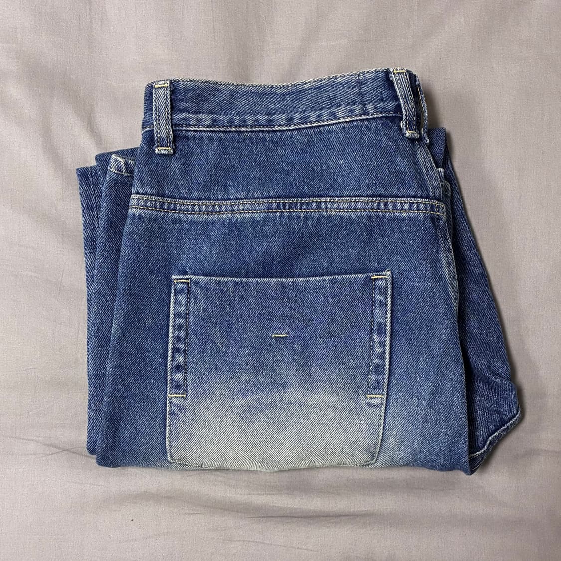 세터Satur 브루클린 뉴트로 와이드 워시드 데님 팬츠 S 상품이미지4