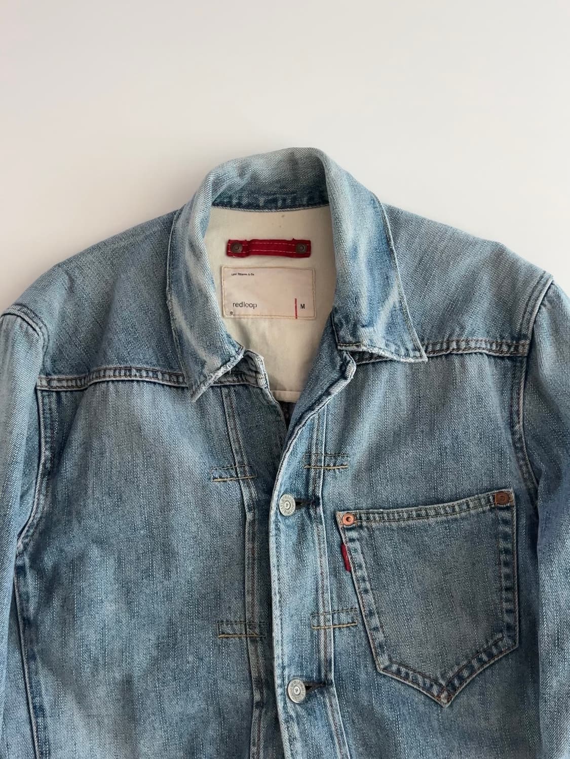 리바이스 레드룹 데님 커버올 자켓 M 상품이미지3