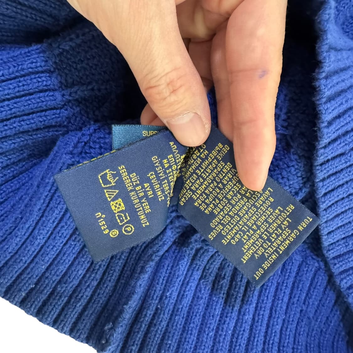 신형 폴로 랄프로렌 딥블루 니트 상품이미지4