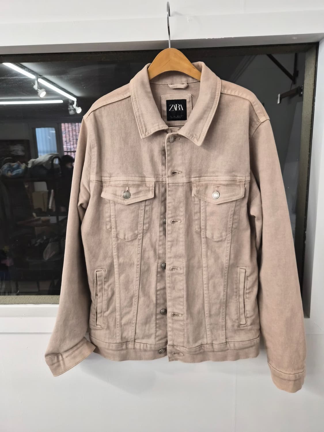 L) ZARA 자라 데님자켓 팝니다 상품이미지1