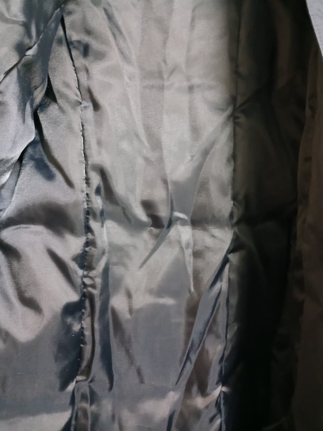 (상태굿,95)샤트렌 토키털 카라배색 덕다운 정장패딩 상품이미지7