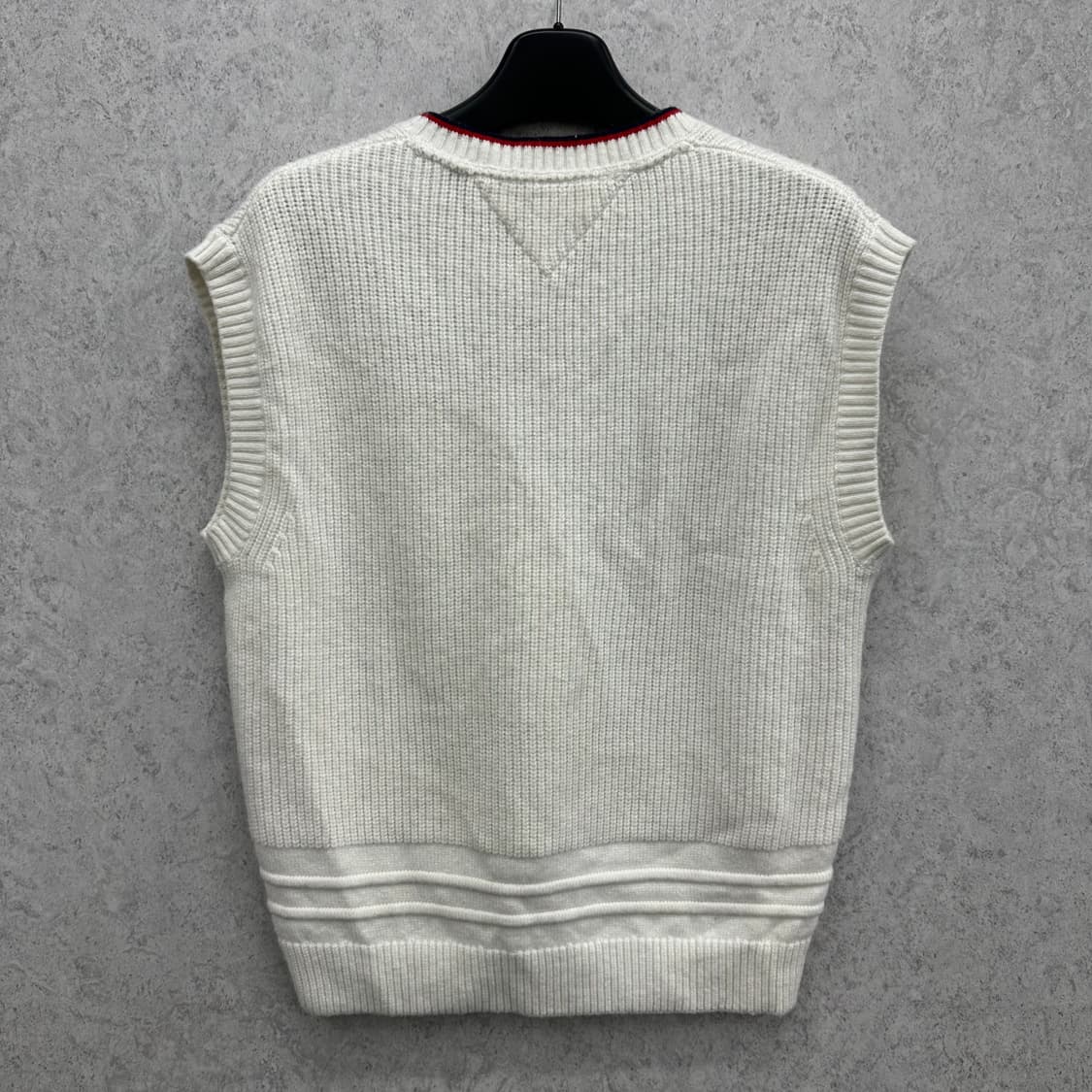 95 타미힐피거 남자 루즈핏 울 니트 조끼 상품이미지2