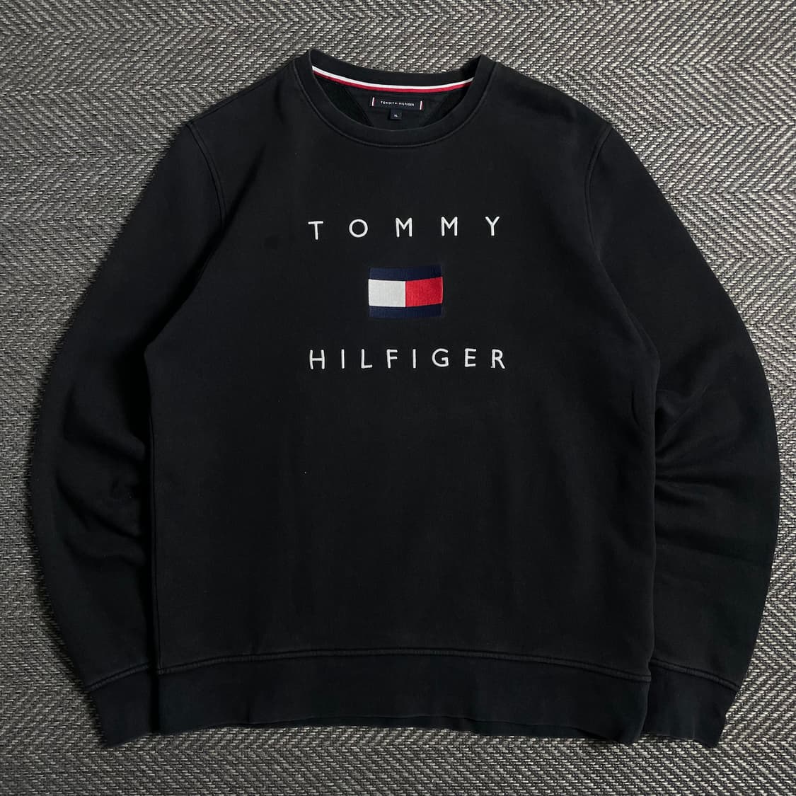 타미힐피거 자수 빅로고 박시핏 맨투맨y 4979 상품이미지1