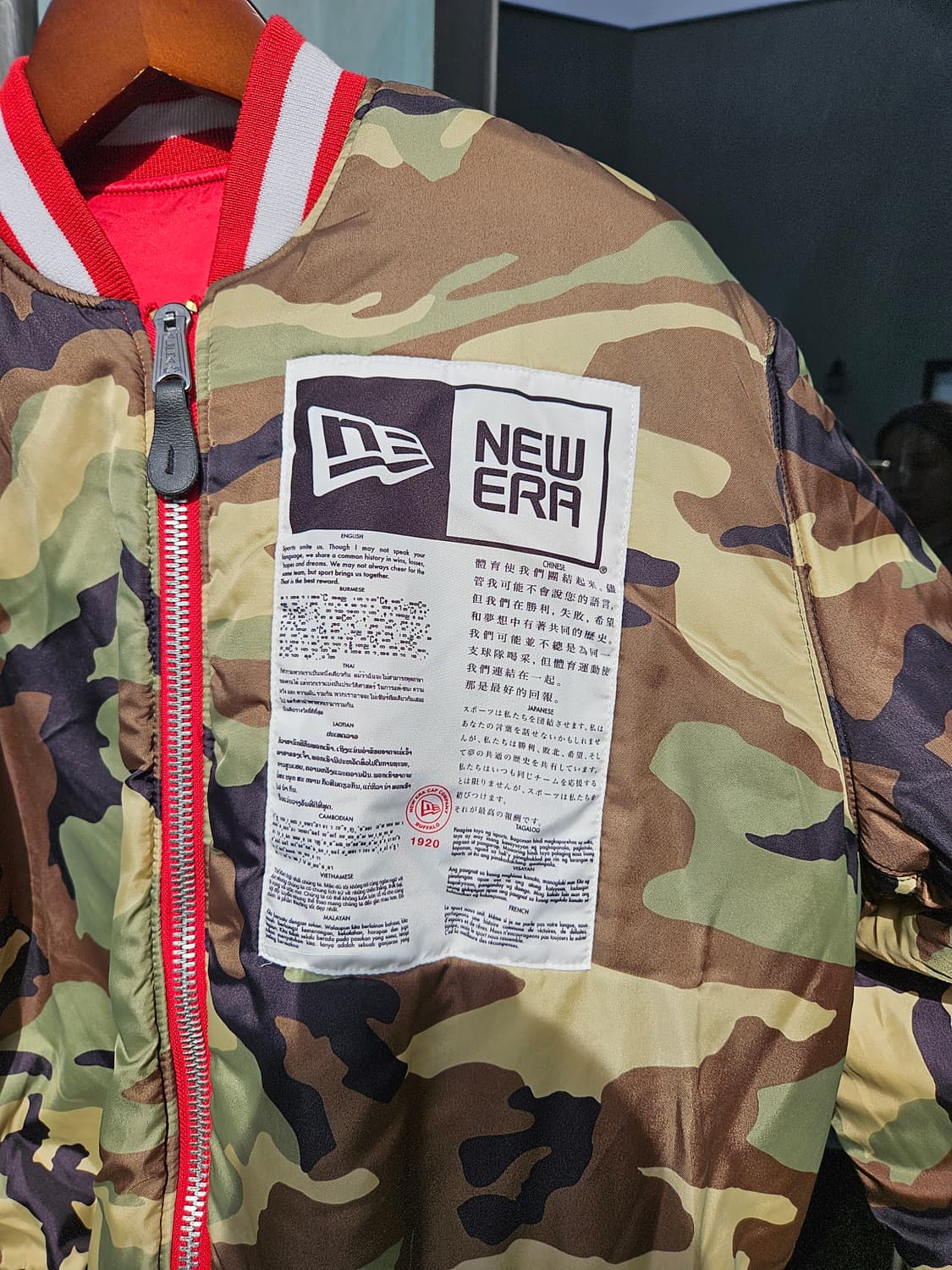 뉴에라 X 알파인더스트리 리버시블 봄버 자켓 상품이미지8