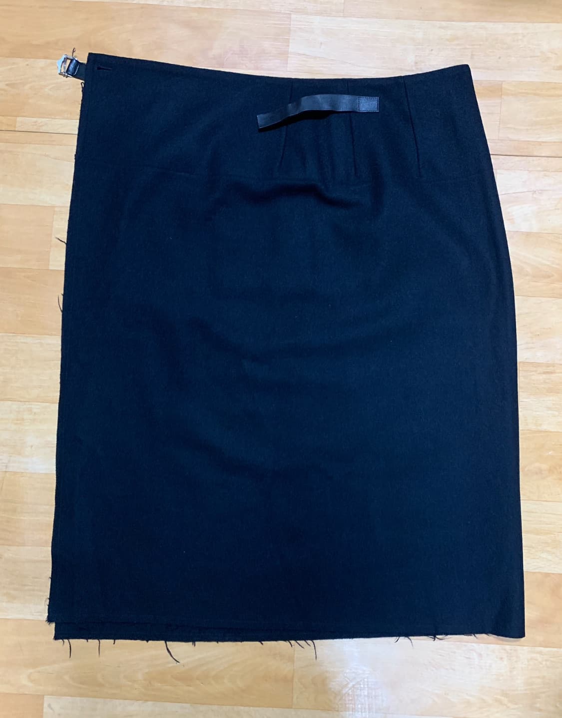 TRICOT by CDG 98/FW 스커트(울/나일론/디테일-레더) 상품이미지4