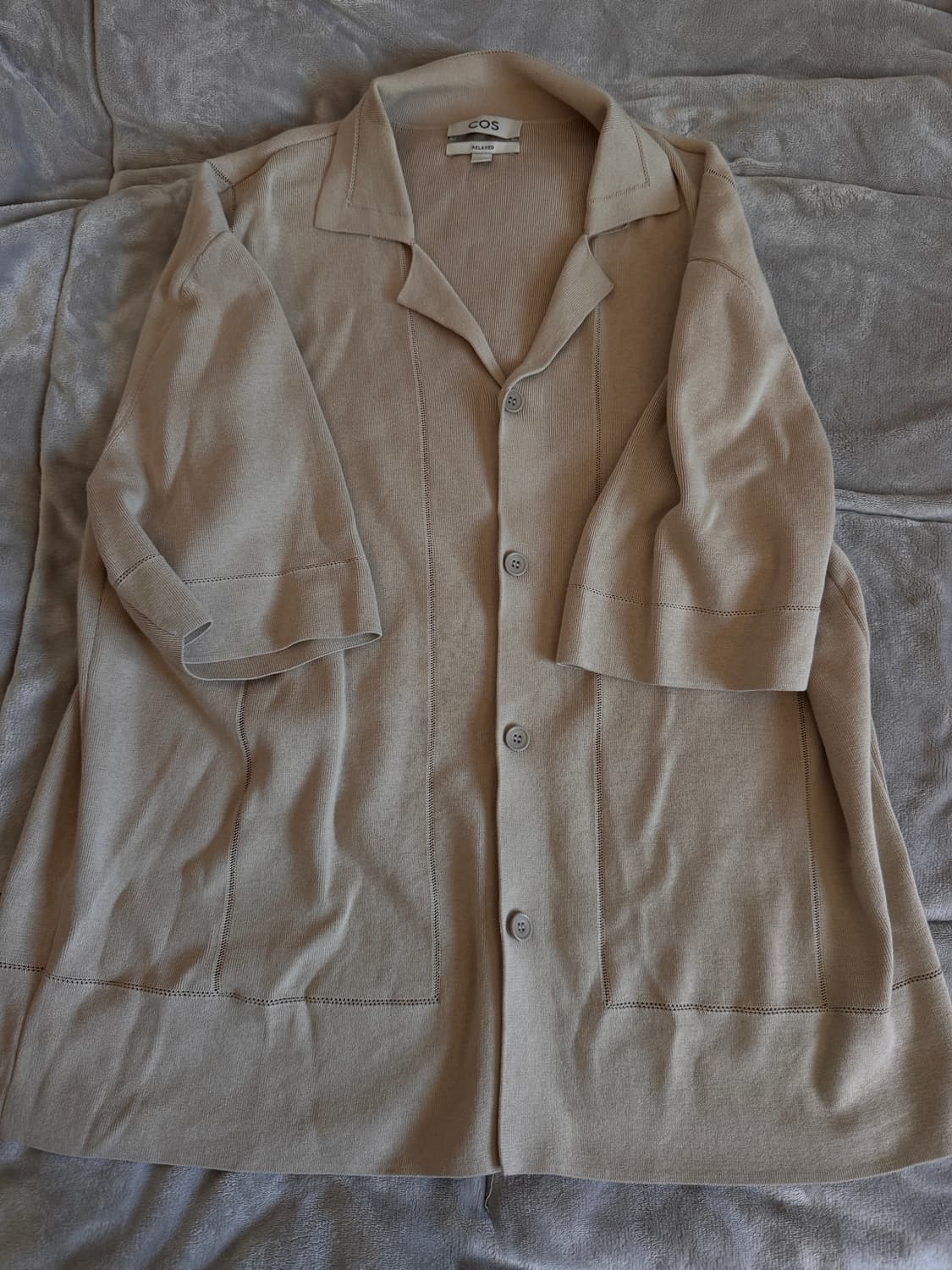 코스 반팔 니트 가디건 상품이미지1