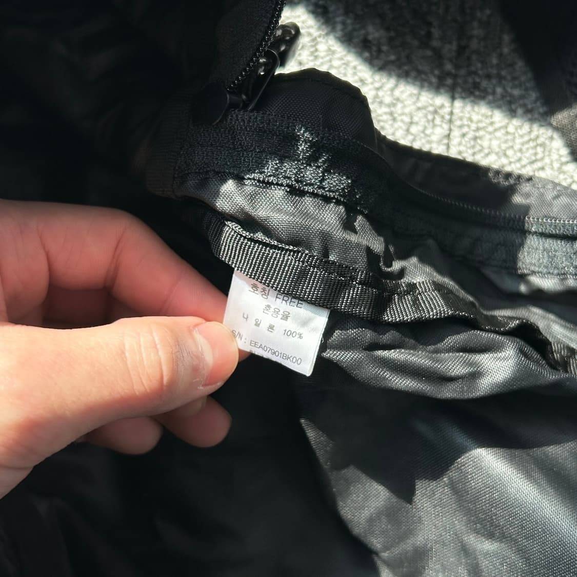 k2 블랙 나일론 미니 백팩 상품이미지5